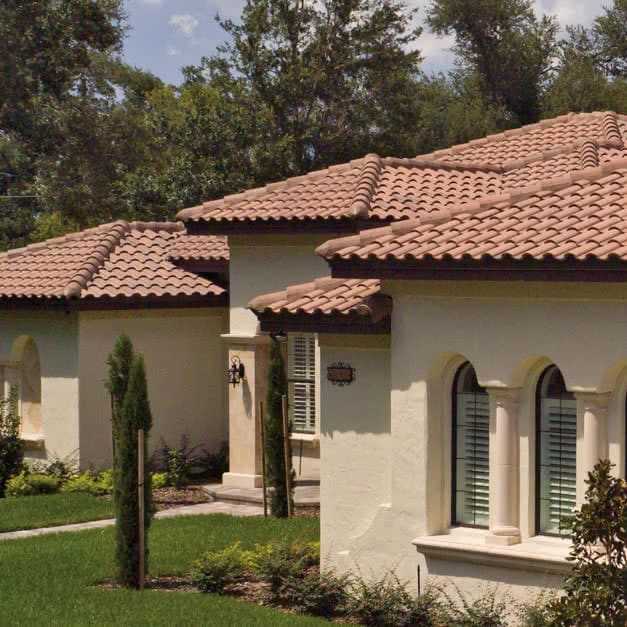 Eagle Roofing Capistrano concrete tile installed