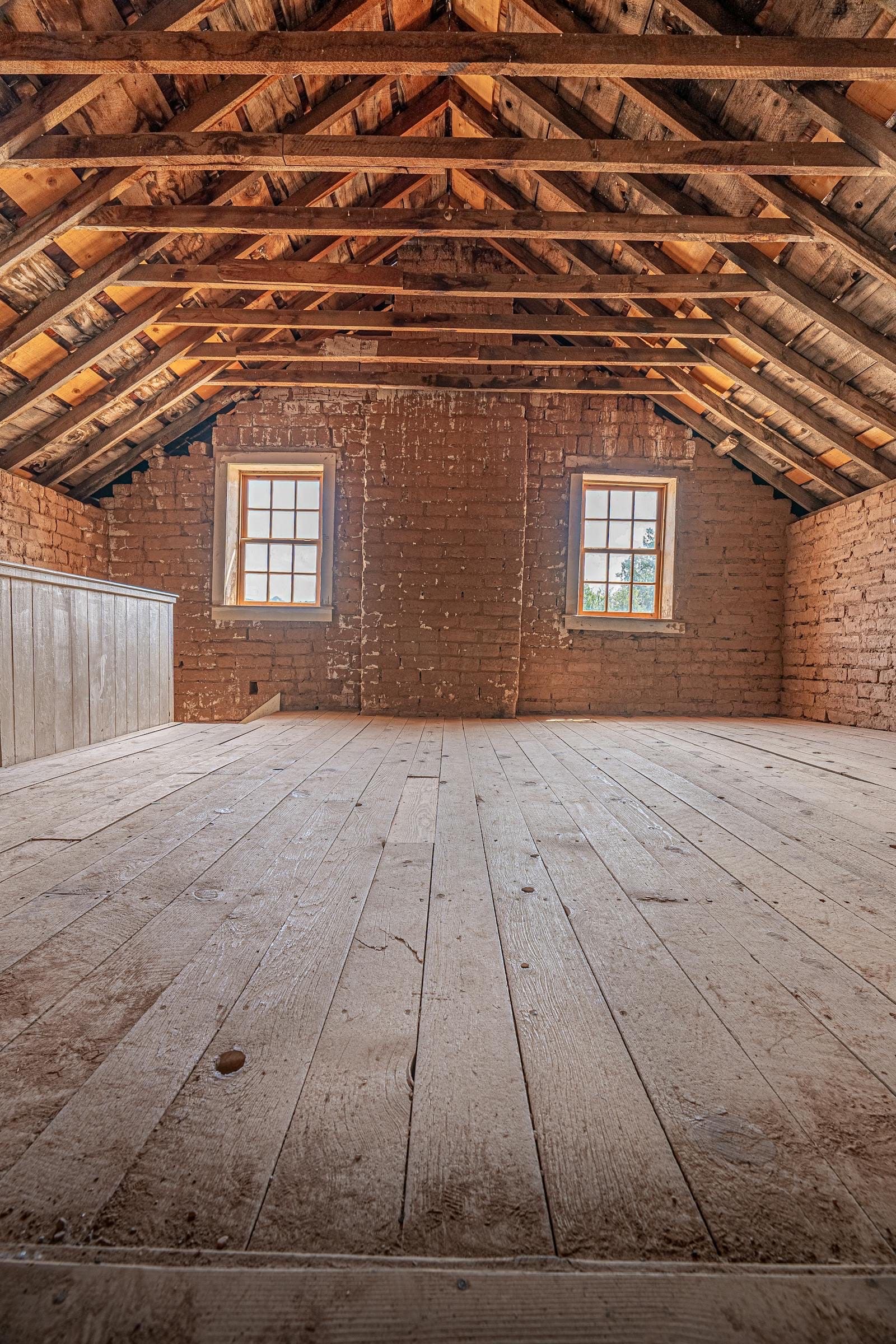 Visible from inside the attic — Rafter assessment