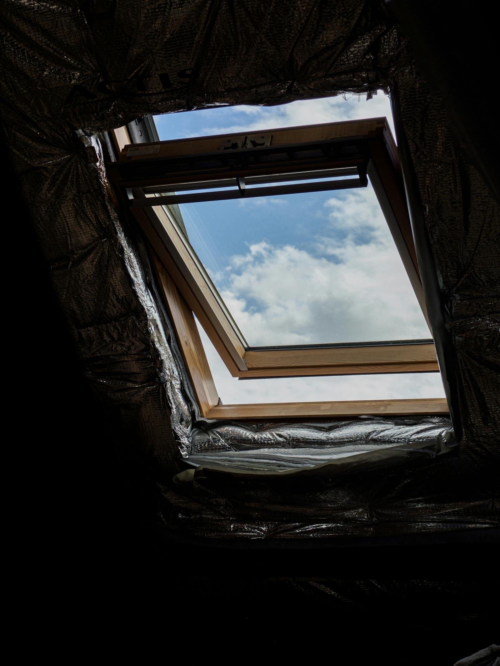 Off-ridge roof vent installation detail