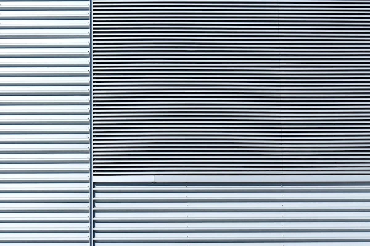 Color-matched aluminum trim on residential exterior